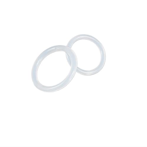 10 Stück weiße lebensmittelechte Silikonringdichtung CS 2,4 mm OD 6~60 mm wasserdichte Unterlegscheibe Gummi VMQ Ring O-Ring Silikonringdichtung(OD 40MM ID 35.2MM_CS 2.4MM) von RTKYYZ