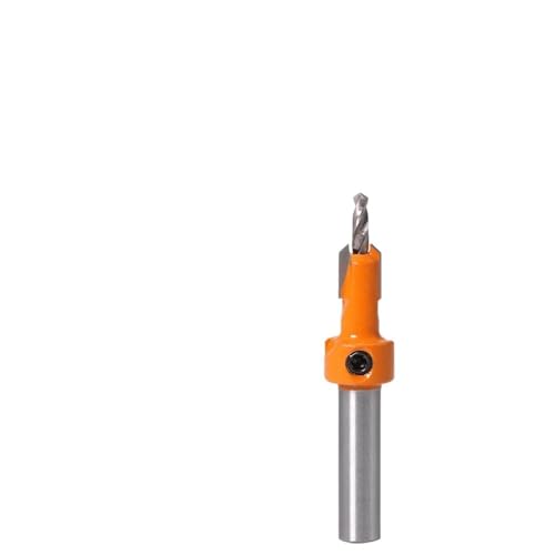 1PC/5PCS 8mm Schaft HSS Holzbearbeitung Senker Router Bit Schraube Extractor Abriss for Holz Fräser(1PC(3.2mm)) von RTKYYZ