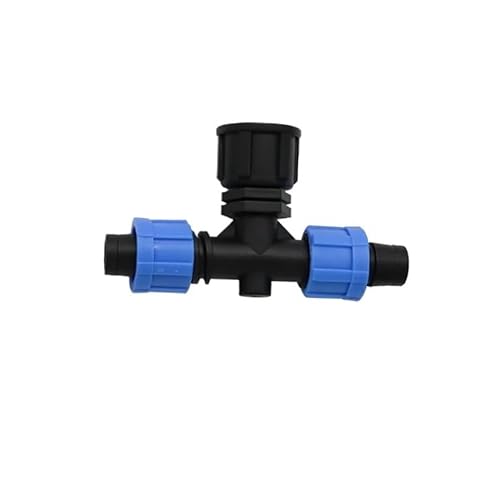1PC DN17mm Rohr Wasser Splitter 1/2 "3/4" Außen-/Innengewinde Widerhaken Gesperrt T Gerade Ventil stecker Hause Dekoration Rohr Armaturen(1I2 F-Thread Tee) von RTKYYZ