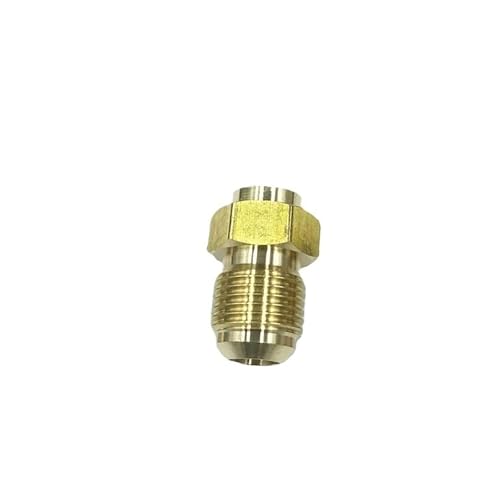 1PC Messing Klimaanlage Kupplung Geschmiedet SAE 1/4 3/8 1/2 3/4 Fit UNF Gewinde Schweißen Gerade Flare Anschluss Rohr Fitting(3I8 SAE) von RTKYYZ