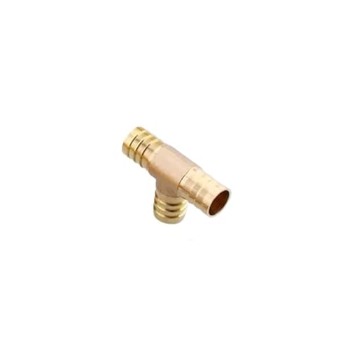 1PC Messing Splicer Rohr Fitting Wasser Gas Luft Joint TXYL Typ Schlauch Barb Schwanz 6 8 10 12 14 16 19mm Stecker Kupfer Adapter(3-way - T,8mm Barb) von RTKYYZ