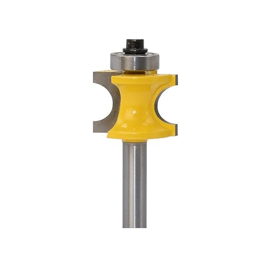1Pc 8mm Schaft Bullnose Router Bit Set C3 Hartmetallbestückter Holzbearbeitungsfräser(5PCS) von RTKYYZ