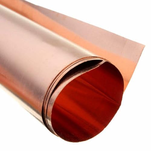 1pc Kupferfolie Abschirmung Blatt 20-100 Mm X 100-1000mm Doppelseitige Leitfähige Rolle for Vermeiden Spannung Und Strom(0.05x200x1000mm) von RTKYYZ