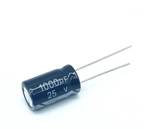 2 Stück 10 V 16 V 25 V 35 V 50 V 63 V Aluminium-Elektrolytkondensator 2,2 3,3 4,7 10 22 33 47 100 220 330 470 1000 2200 3300 4700 6800 10000 UF(25V470UF 10PCS) von RTKYYZ