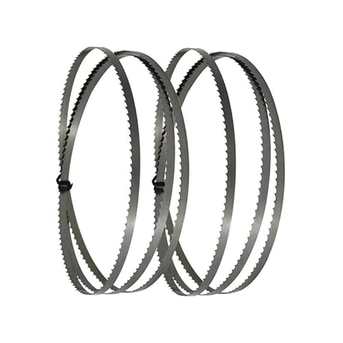 2 Stück 1400 mm Bandsägeblatt 1400 x 6,35 x 0,35 mm Holzbearbeitungswerkzeuge Zubehör 8 Zoll Holzbandsäge TPI 6 10 15(TPI 10) von RTKYYZ