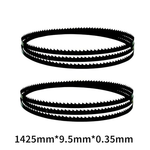 2 Stück SK5 Carbon Sägebänder 1425 mm * 9,5 mm * 0,35 mm 6 14 TPI Bandsäge Holzbearbeitungswerkzeuge Zubehör(6TPI) von RTKYYZ