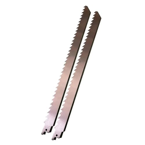 2 Stücke 300mm Fleisch Knochen Eis Schneiden Säbelsäge Klinge Edelstahl Fleisch Sägen Cutter for Schneiden Fleisch Eis Holz Metall von RTKYYZ