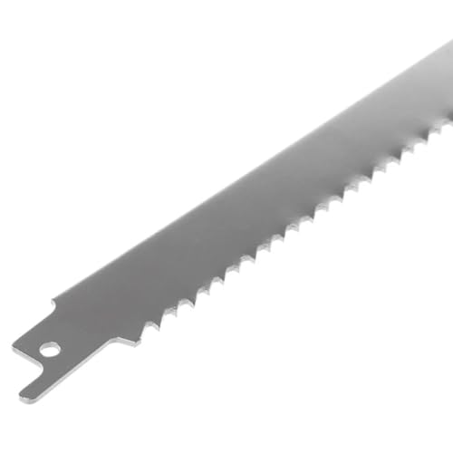 300 mm Säbelsägeblatt aus rostfreiem Stahl, effektiv for Schneiden von gefrorenem Fleisch, Rindfleisch, Truthahn, Knochen, Fleischsägeblatt von RTKYYZ