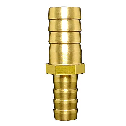 4 6 8 10 12 14 16 19 25mm Schlauchanschluss Schlauchtülle Gerade Reduzierung Minderer Adapter Transfer Messing Rohrverschraubung Wasser Gas Öl 1pc(8mm To 5mm Barb) von RTKYYZ