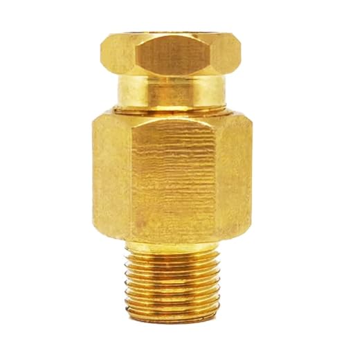 5 PCS 1/8 "1/4" BSP M4 M5 M6 M8 M10 metrisches Außengewinde 4 6 8 mm Kompressionswinkelstück Ölrohr Messingrohrverschraubung Ölschmiersystem(Straight,1l4 BSP To 8mm) von RTKYYZ