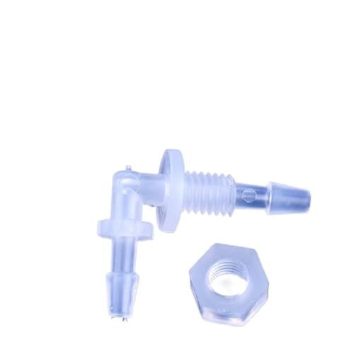 5 Stücke M6 ~ G1/2 Bis 2,4-11,1mm PP Pagoda Winkelverbinder Sechskantmutter Aquarium Tank Luftpumpe Schlauchverbindungen Bewässerungsrohrverschraubungen(5.6-G1I8-5.6,5 Pieces) von RTKYYZ