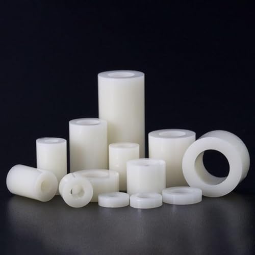 50 stücke ABS Rround Spacer Standoff M3 M4 M5 Weiß Nylon Ohne Gewinde Spacer Runde Hohl Standoff Washer(7 x 4 x 11mm) von RTKYYZ
