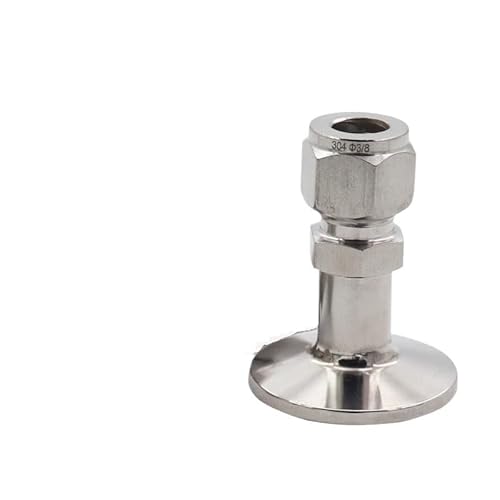 Edelstahl-Kompressionsrohr 6 6,35 8 9,52 10 12 mm X KF16 KF25 Vakuumfitting SS304 1St(KF25-8mm) von RTKYYZ