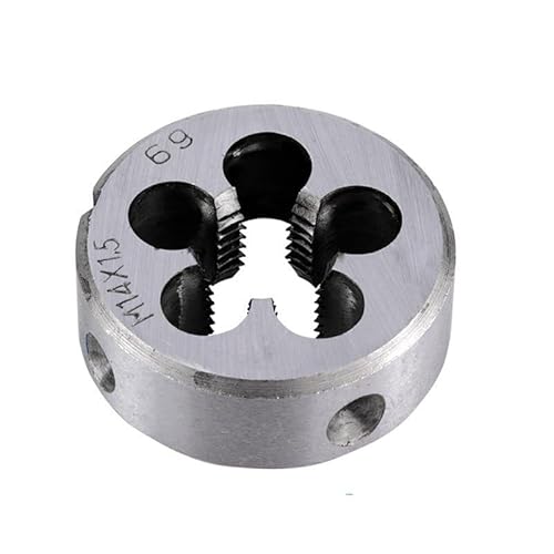Gewindeschneideisen M11 M12 M13 M14 M15 M16 M18 M20 Rechtshänder for metrische Schneideisen for die Metallbearbeitung Handwerkzeug(M20x2.5) von RTKYYZ