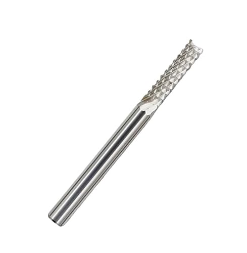 Hartmetall Wolfram Mais Fräser PCB Schaftfräser CNC Router Bits for Leiterplatte Acryl Holz Gravur Maschine Schneider(D6X52X80L) von RTKYYZ