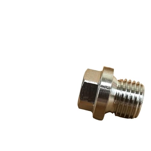 M8 M10 M12 M14 M16 M18 M20 M22 M24 M27 M30 Metrisches Außengewinde 304 Edelstahl Sechskantkopf Endkappe Stecker Rohrverschraubung Anschluss 1 Stück(M24x1.5) von RTKYYZ