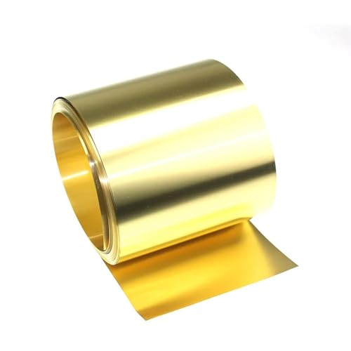 Messing-Unterlegblech, Durchmesser 0,02, 0,03 mm, 0,04 mm, 0,05 mm, 0,08 mm, 0,1 mm, 0,2 mm, 0,3 mm, 0,4 mm, 0,5 mm, 0,6 mm, 0,7 mm, 0,8 mm, 1 mm. Folie aus Messingblech(0.5x300x1000mm) von RTKYYZ