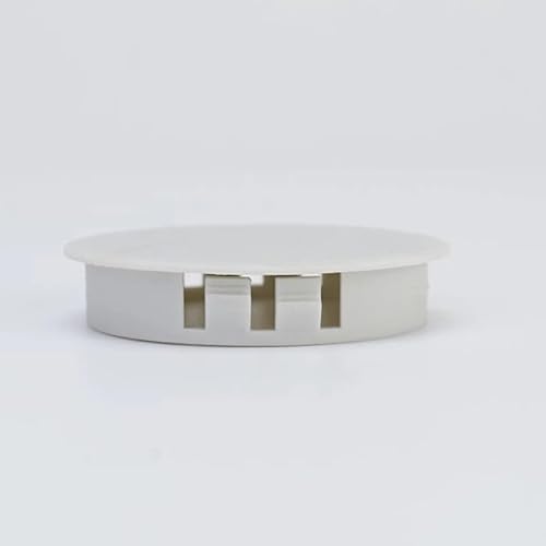 Runder Schnappstopfen aus Nylon, 6 mm, 8 mm, 10 mm-30 mm, schwarz/weiß, Kunststoff-Lochkappen, Blindstopfen, Endkappen, Dichtungsstopfen(White,M19-10pcs) von RTKYYZ
