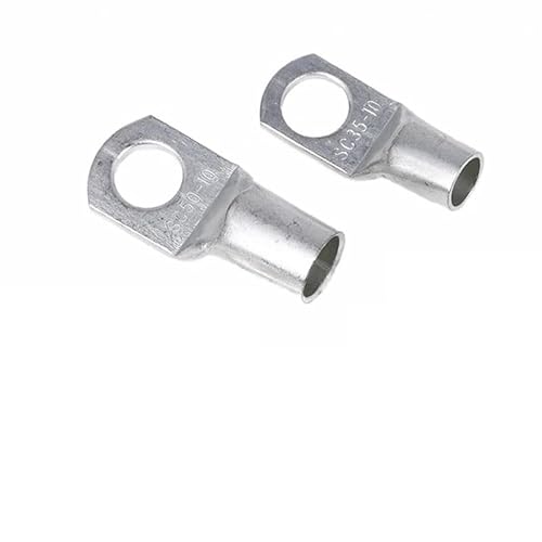 SC-Typ Drahtnasenklemme SC6/10/16/25/35/50/70/95 Kupferbatterieblockösen Loch-ID 6/8/10/12 mm Crimpdrahtverbinder(SC16-10,30 pieces) von RTKYYZ