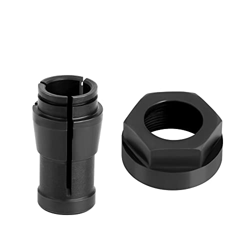 Schnitzmaschine, Spannzangen-Trimmmaschine, Holzbearbeitungszubehör, Adapter ER-Klemmmutter-C-MUTTER-SPANNZANGE(MC20 and 12.7-6.35mm) von RTKYYZ
