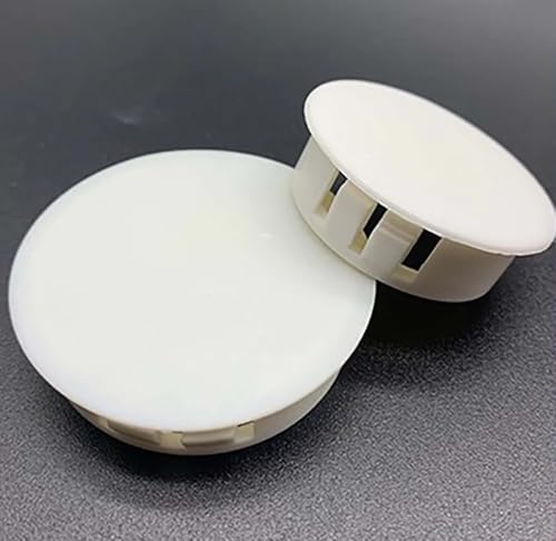 Weißer runder Schnappstopfen aus Nylon, 6 mm, 8 mm, 10 mm-30 mm, Kunststoff-Lochkappen, Blindstopfen, Endkappen, Dichtungsstopfen(HP-26mm (5pcs)) von RTKYYZ
