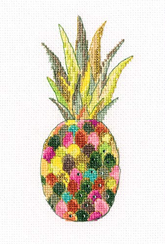 RTO C319 Schmuck Ananas Kreuzstichset, Baumwolle, Mehrfarbig, 6x13.5 cm RTO C319 Schmuck Ananas Kreuzstichset, Baumwolle, Mehrfarbig, 6x13.5 cm von RTO