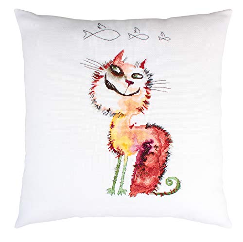 RTO CU031 Fliegende Fische Kreuzstichkissen, Baumwolle, Mehrfarbig, 40x40 cm RTO CU031 Fliegende Fische Kreuzstichkissen, Baumwolle, Mehrfarbig, 40x40 cm von RTO