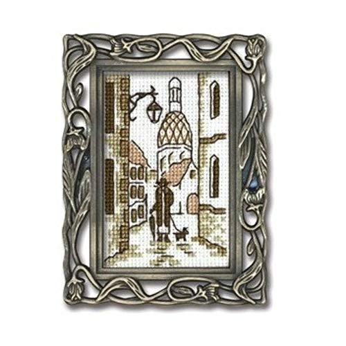 RTO FA014 Kirche Kreuzstichset mit Rahmen, Baumwolle, Mehrfarbig, 4x7 cm RTO FA014 Kirche Kreuzstichset mit Rahmen, Baumwolle, Mehrfarbig, 4x7 cm von RTO