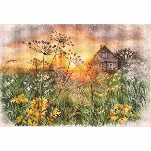 RTO Kreuzstich-Set nach Zählmuster, Landschafts-Design, 29 x 20 cm, Stickerei-Set zum Selbermachen RTO Kreuzstich-Set nach Zählmuster, Landschafts-Design, 29 x 20 cm, Stickerei-Set zum Selbermachen von RTO