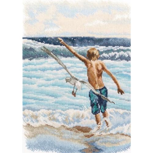 RTO Kreuzstich Stickpackung Junge und das Meer Zählmuster RTO Kreuzstich Stickpackung Junge und das Meer Zählmuster von RTO