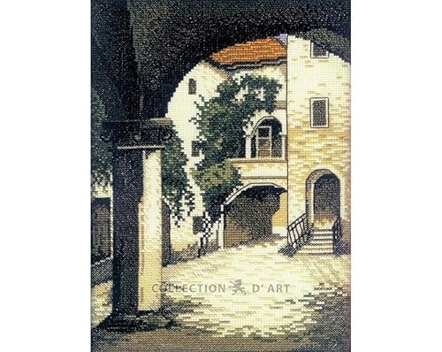 RTO Kreuzstich-Stickset für Erwachsene, Stadt-Skizzen, Altstadt, 19 x 28 cm, 14 CT RTO Kreuzstich-Stickset für Erwachsene, Stadt-Skizzen, Altstadt, 19 x 28 cm, 14 CT von RTO