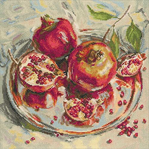 RTO M598 Gekrönte Früchte Kreuzstichset, Baumwolle, Mehrfarbig, 35x35 cm RTO M598 Gekrönte Früchte Kreuzstichset, Baumwolle, Mehrfarbig, 35x35 cm von RTO