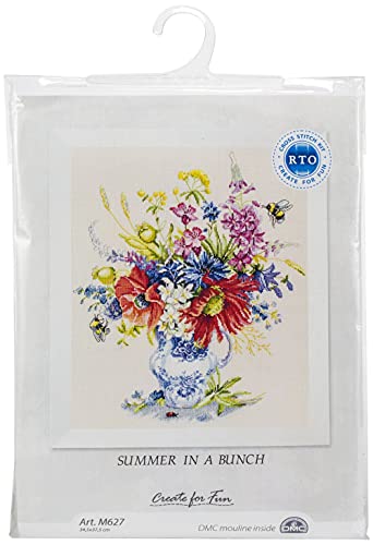 RTO M627 Sommerblumen Kreuzstichset, Baumwolle, Mehrfarbig, 34,5x37,5 cm RTO M627 Sommerblumen Kreuzstichset, Baumwolle, Mehrfarbig, 34,5x37,5 cm von RTO