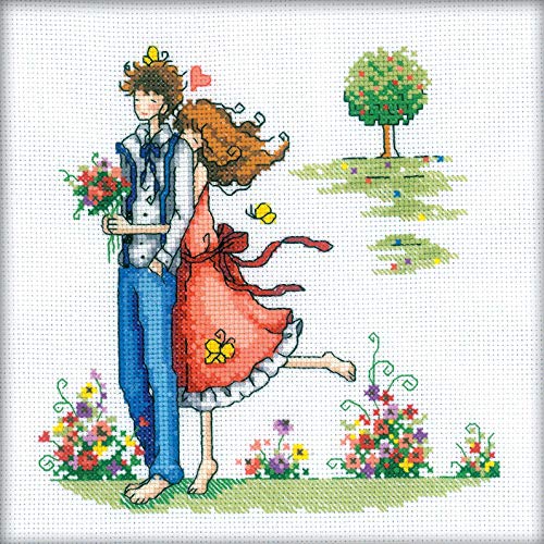 RTO Paar in der Natur Kreuzstichset, Baumwolle, Mehrfarbig, 20x20 cm RTO Paar in der Natur Kreuzstichset, Baumwolle, Mehrfarbig, 20x20 cm von RTO