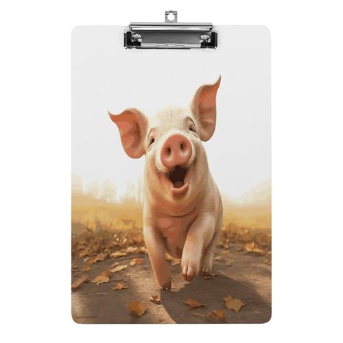 Acryl-Klemmbrett, 32,5 x 21,6 cm, lustig, lächelnd, Druck-Datei-Clip, niedlich, mit flachem Profil-Clip für Bürobedarf Acryl-Klemmbrett, 32,5 x 21,6 cm, lustig, lächelnd, Druck-Datei-Clip, niedlich, mit flachem Profil-Clip für Bürobedarf von RTSEBVN