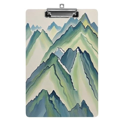 Acryl-Klemmbrett, 32,5 x 21,6 cm, lustig, schwere Berge, stapelbar, Druck-Dateibrett, Clip, niedlich mit niedrigem Profil-Clip für Bürobedarf Acryl-Klemmbrett, 32,5 x 21,6 cm, lustig, schwere Berge, stapelbar, Druck-Dateibrett, Clip, niedlich mit niedrigem Profil-Clip für Bürobedarf von RTSEBVN