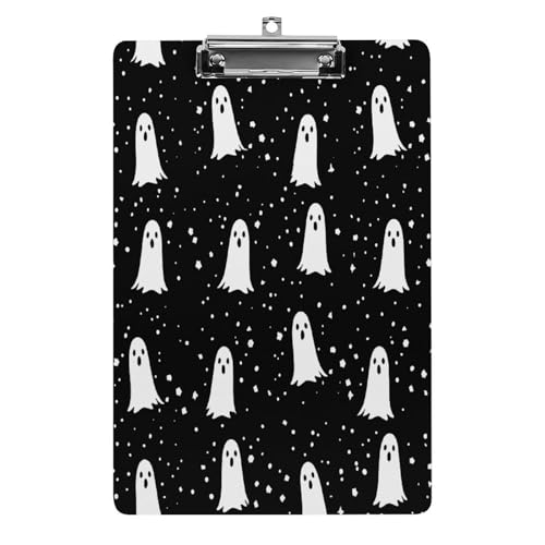Acryl-Klemmbrett, 32,5 x 21,6 cm, lustiger Schwarz-Weiß-Stil, Druck-Aktenbrett, Clip, niedlich, mit niedrigem Profil-Clip für Bürobedarf Acryl-Klemmbrett, 32,5 x 21,6 cm, lustiger Schwarz-Weiß-Stil, Druck-Aktenbrett, Clip, niedlich, mit niedrigem Profil-Clip für Bürobedarf von RTSEBVN