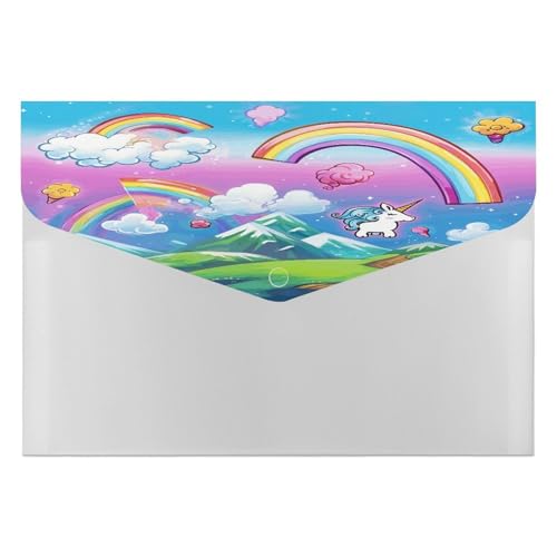 Aktenordner, tragbar, Regenbogen-Druck, Datei-Aufbewahrungstasche, robuster Ordner, Organizer für Zuhause oder Büro Aktenordner, tragbar, Regenbogen-Druck, Datei-Aufbewahrungstasche, robuster Ordner, Organizer für Zuhause oder Büro von RTSEBVN