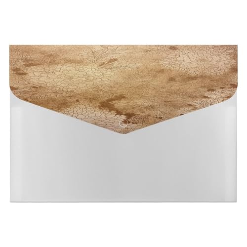 Aktenordner, tragbar, goldenes Blumendesign, Druck-Datei-Aufbewahrungstasche, langlebig, Ordner, Organizer für Zuhause oder Büro Aktenordner, tragbar, goldenes Blumendesign, Druck-Datei-Aufbewahrungstasche, langlebig, Ordner, Organizer für Zuhause oder Büro von RTSEBVN