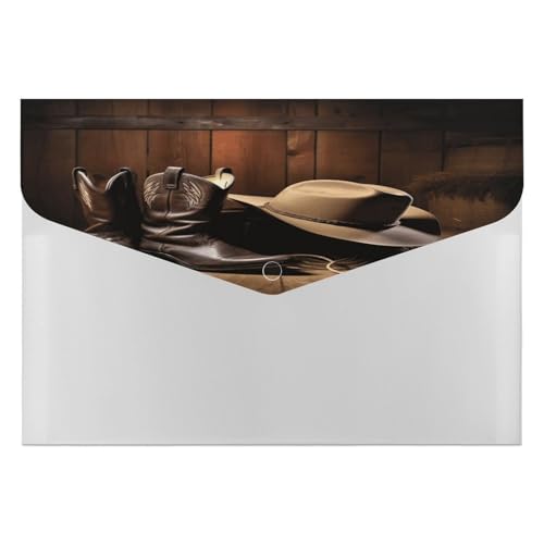Dokumentenmappen, tragbar, Cowboy-Motiv, schwarzer Hut, Westernstiefel, Druckdatei, Aufbewahrungstasche, robuster Ordner, Organizer für Zuhause oder Büro Dokumentenmappen, tragbar, Cowboy-Motiv, schwarzer Hut, Westernstiefel, Druckdatei, Aufbewahrungstasche, robuster Ordner, Organizer für Zuhause oder Büro von RTSEBVN