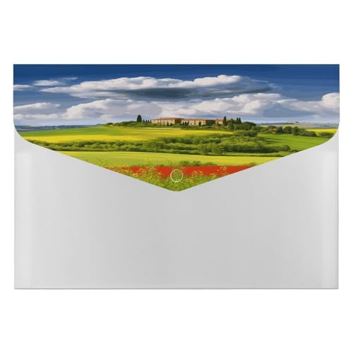 Dokumentenmappen, tragbar, Toskana, Frühlingsdruck, Aufbewahrungstasche, langlebig, Ordner, Organizer für Zuhause oder Büro Dokumentenmappen, tragbar, Toskana, Frühlingsdruck, Aufbewahrungstasche, langlebig, Ordner, Organizer für Zuhause oder Büro von RTSEBVN