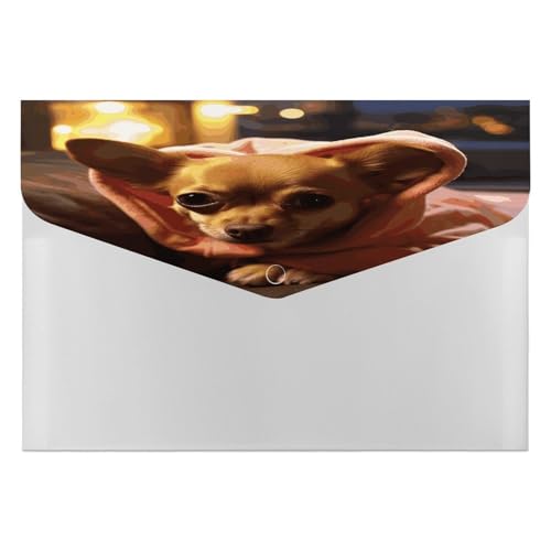 Dokumentenmappen, tragbar, mit Chihuahua-Druck, langlebig, Ordner, Organizer für Zuhause oder Büro Dokumentenmappen, tragbar, mit Chihuahua-Druck, langlebig, Ordner, Organizer für Zuhause oder Büro von RTSEBVN