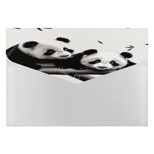 Dokumentenmappen, tragbar, niedlicher Pandas, Druck-Datei-Aufbewahrungstasche, robuster Ordner, Organizer für Zuhause oder Büro Dokumentenmappen, tragbar, niedlicher Pandas, Druck-Datei-Aufbewahrungstasche, robuster Ordner, Organizer für Zuhause oder Büro von RTSEBVN