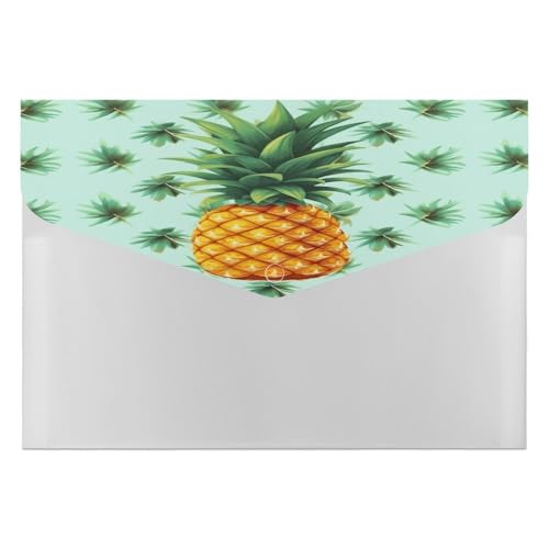 Dokumentenmappen, tragbar, tropische Früchte, Ananas, Druck-Datei-Aufbewahrungstasche, robuster Ordner, Organizer für Zuhause oder Büro Dokumentenmappen, tragbar, tropische Früchte, Ananas, Druck-Datei-Aufbewahrungstasche, robuster Ordner, Organizer für Zuhause oder Büro von RTSEBVN