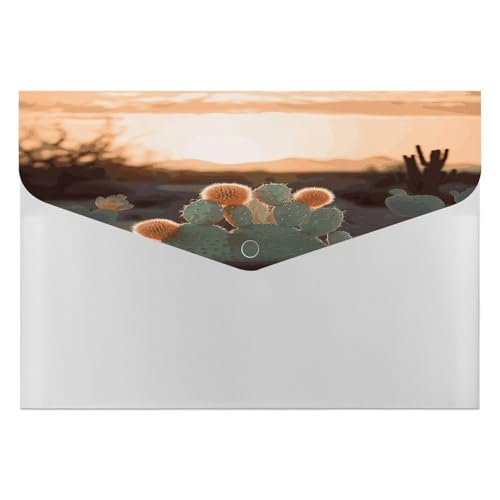 Tragbare Dokumentenmappe, Motiv: Sonnenuntergang, Grün, Druckdatei, Aufbewahrungstasche, robuster Ordner, Organizer für Zuhause oder Büro Tragbare Dokumentenmappe, Motiv: Sonnenuntergang, Grün, Druckdatei, Aufbewahrungstasche, robuster Ordner, Organizer für Zuhause oder Büro von RTSEBVN