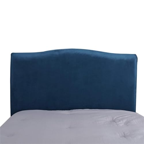 RTSFKFS Samt Bettkopfteil Hussen Bett Kopfteil Bezug, Weicher Strecken Samtstoff Staubdicht, Staubdichte Schutzhülle for gepolsterte Schlafzimmer Kopfteil(Blau,47inch (120cm)) von RTSFKFS