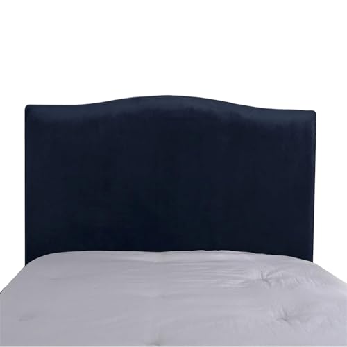 RTSFKFS Samt Bettkopfteil Hussen Bett Kopfteil Bezug, Weicher Strecken Samtstoff Staubdicht, Staubdichte Schutzhülle for gepolsterte Schlafzimmer Kopfteil(Navy,87inch (220cm)) von RTSFKFS