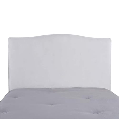 RTSFKFS Samt Bettkopfteil Hussen Bett Kopfteil Bezug, Weicher Strecken Samtstoff Staubdicht, Staubdichte Schutzhülle for gepolsterte Schlafzimmer Kopfteil(Weiß,79inch (200cm)) von RTSFKFS