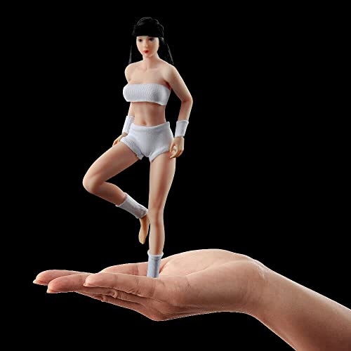 RTYBCDE 1/12 Maßstab Action-Figuren, 6 Zoll superflexibler Blasses Haut weiblicher Action-Figuren-Körper-Sammlung (T01A) von RTYBCDE