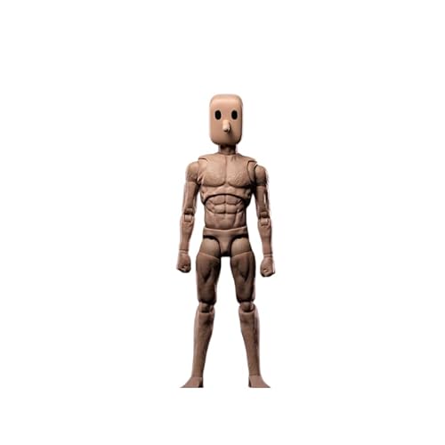 RTYBCDE 1/12 Maßstab männliche Action-Figuren, 6-Zoll superflexibler starker muskulöser Figuren Körper Notaman Quadratkopf Miniatur-Action-Figuren (NT-02 schmale Schultern schlanke Körper) von RTYBCDE